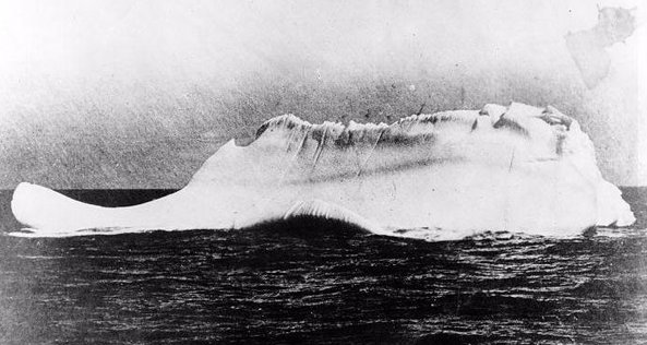 The iceberg that supposedly sank Titanic